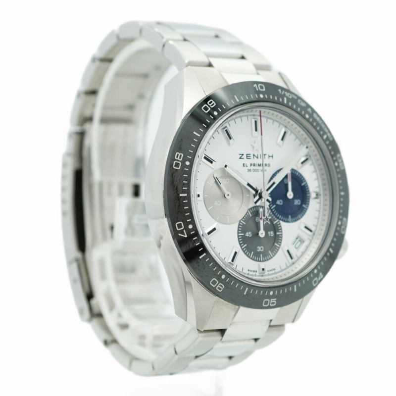 真力時 Chronomaster 03.3100.3600 白色錶盤男士腕錶-3