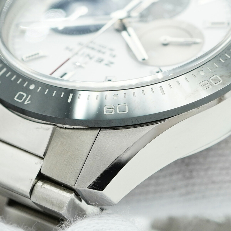 真力時 Chronomaster 03.3100.3600 白色錶盤男士腕錶-7