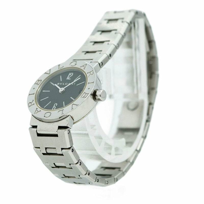 寶格麗 BB23SS 黑色錶盤小姐腕錶-2