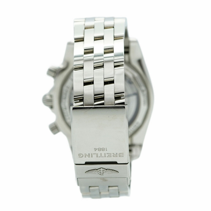 百年靈 Chronomat JSP 羅馬數位時標限量版 AB01153A 黑色錶盤男士腕錶-7