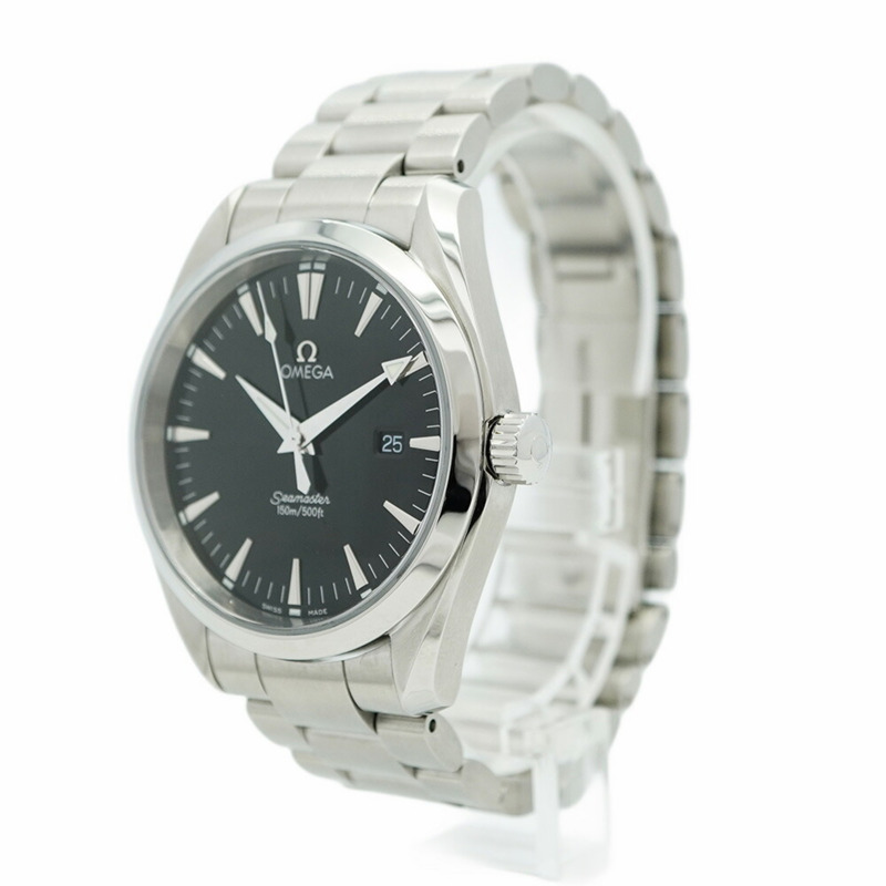 歐米茄海馬系列 2517.50 黑色錶盤男士腕錶-2