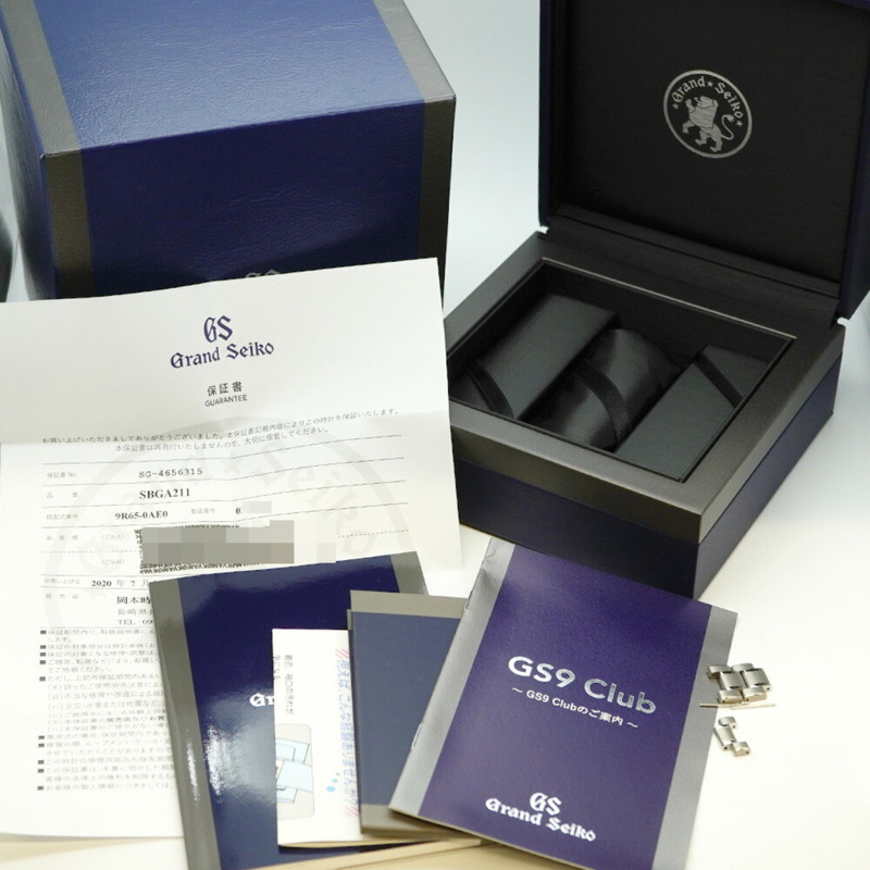 精工 Grand SBGA211 9R65-0AE0 白色錶盤男士腕錶-1