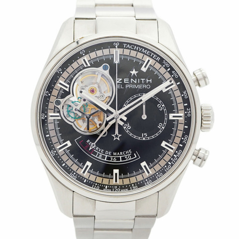 真力時 Chronomaster El Primero 03.2080.4021 21.M2040 黑色錶盤男士腕錶