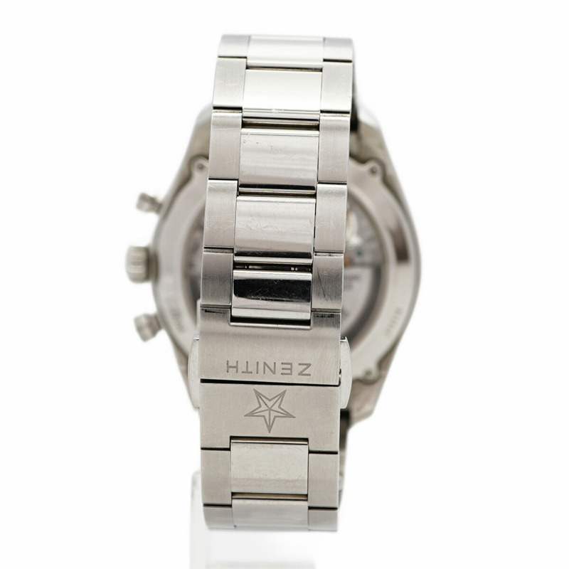 真力時 Chronomaster El Primero 03.2080.4021 21.M2040 黑色錶盤男士腕錶-8