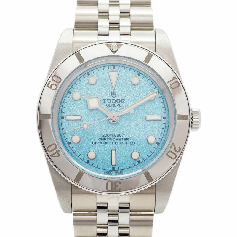 帝舵碧灣54 79000 藍色錶盤男士腕錶-0