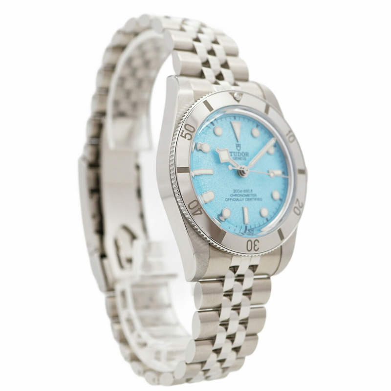 帝舵碧灣54 79000 藍色錶盤男士腕錶-3