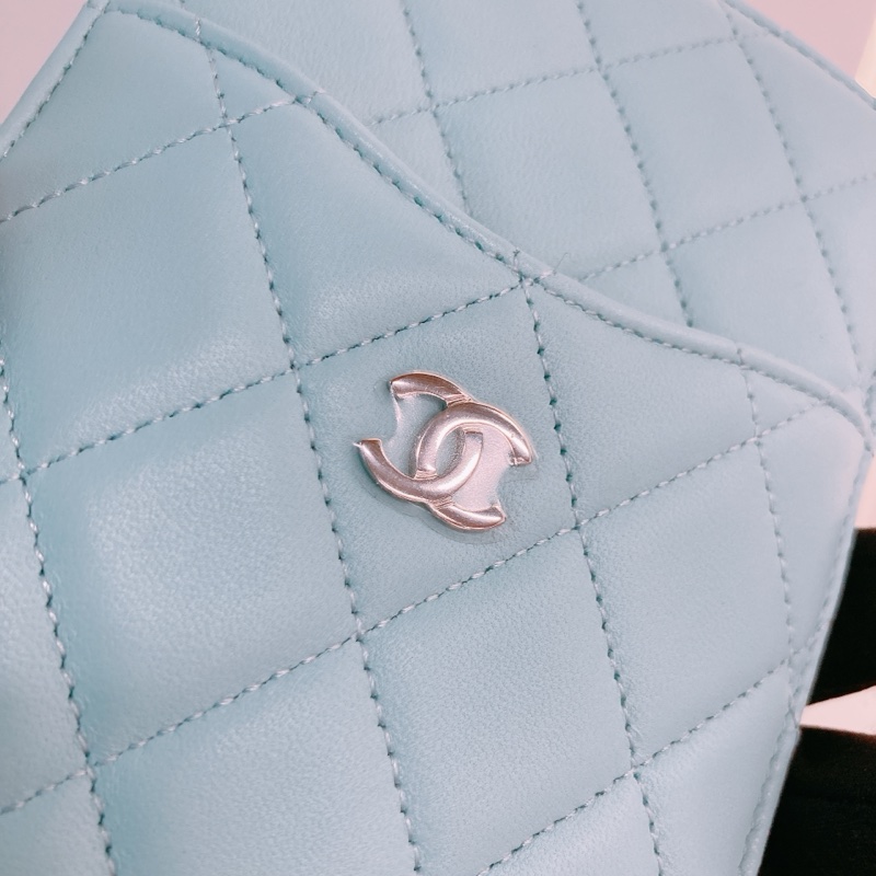 MS0475 CHANEL 香奈兒手拿手機套連卡包拉鍊長包包SILM CARD HOLDER WITH ZIPPER LAMBSKIN-6