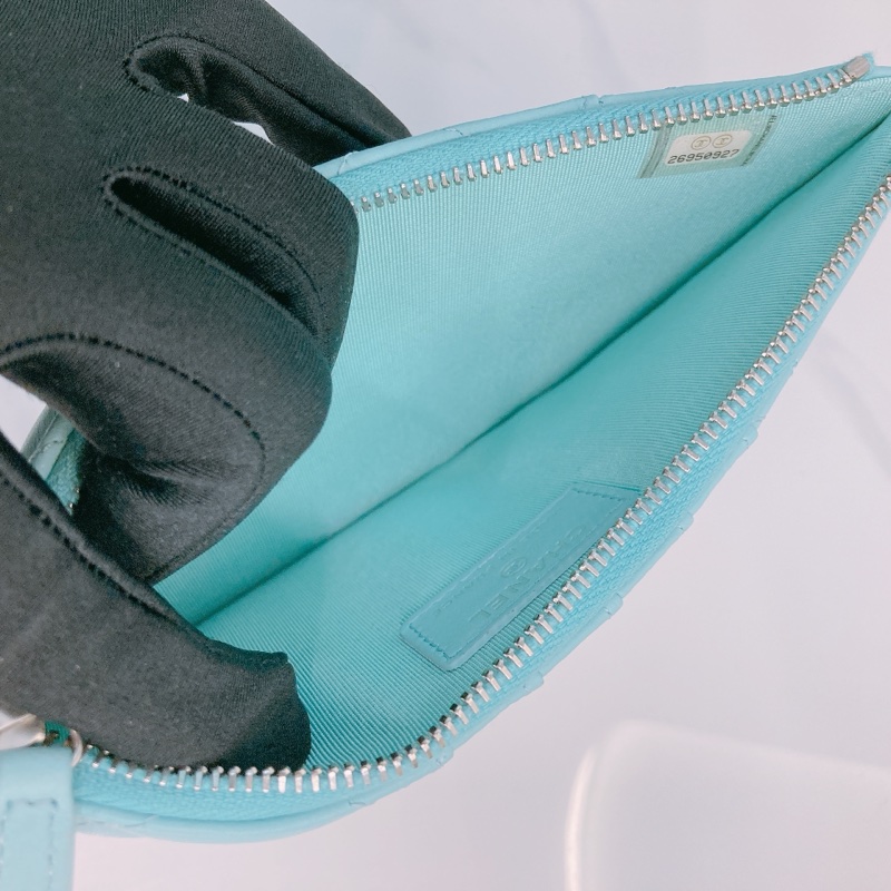 MS0475 CHANEL 香奈兒手拿手機套連卡包拉鍊長包包SILM CARD HOLDER WITH ZIPPER LAMBSKIN-8