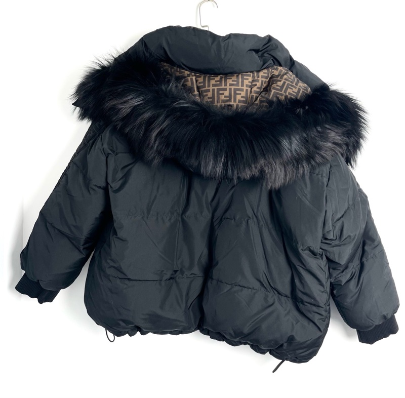 芬迪 FF印花雙面羽絨服全新s碼帶吊牌-1