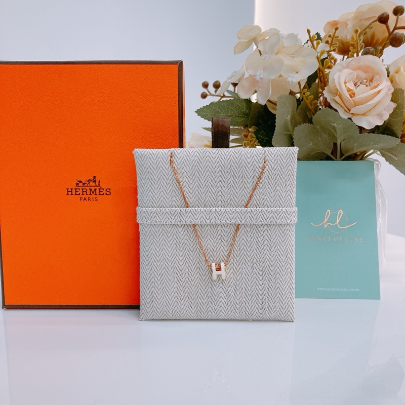 MS0477 HERMES 香奈兒迷你H字項鍊MINI POP H NECKLACE-0