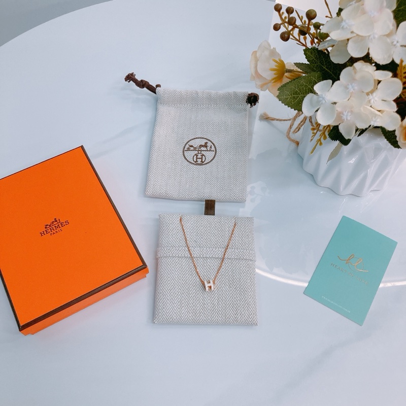 MS0477 HERMES 香奈兒迷你H字項鍊MINI POP H NECKLACE-6