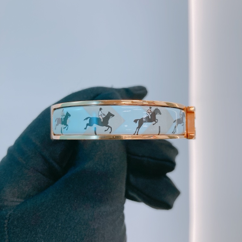 Ms0478 HERMES 愛馬仕H字馬仔圖案手鐲CLIC H LES ALURES BRACELET-10
