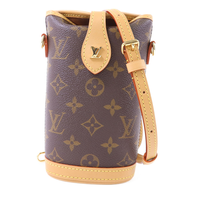 LOUIS VUITTON Monogram Fold Me Pouch金扣肩背袋-0