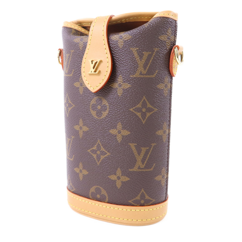 LOUIS VUITTON Monogram Fold Me Pouch金扣肩背袋-1