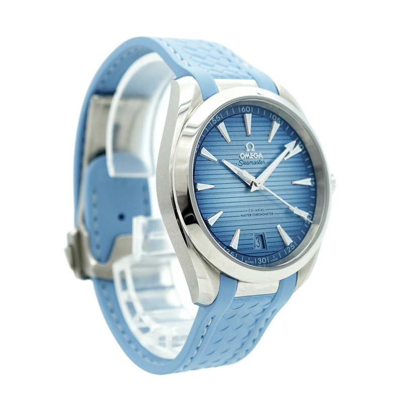 歐米茄海馬系列 220.12.41.21.03.008 藍色錶盤男士腕錶-3