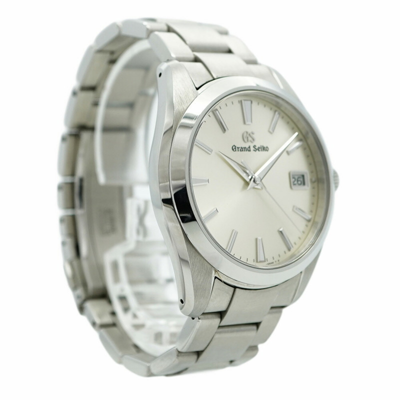 精工 Grand SBGV221 9F82-0AF0 銀色錶盤男士腕錶-3