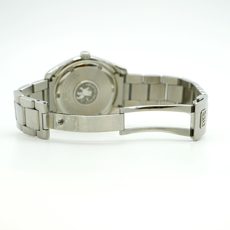 精工 Grand SBGV221 9F82-0AF0 銀色錶盤男士腕錶-4