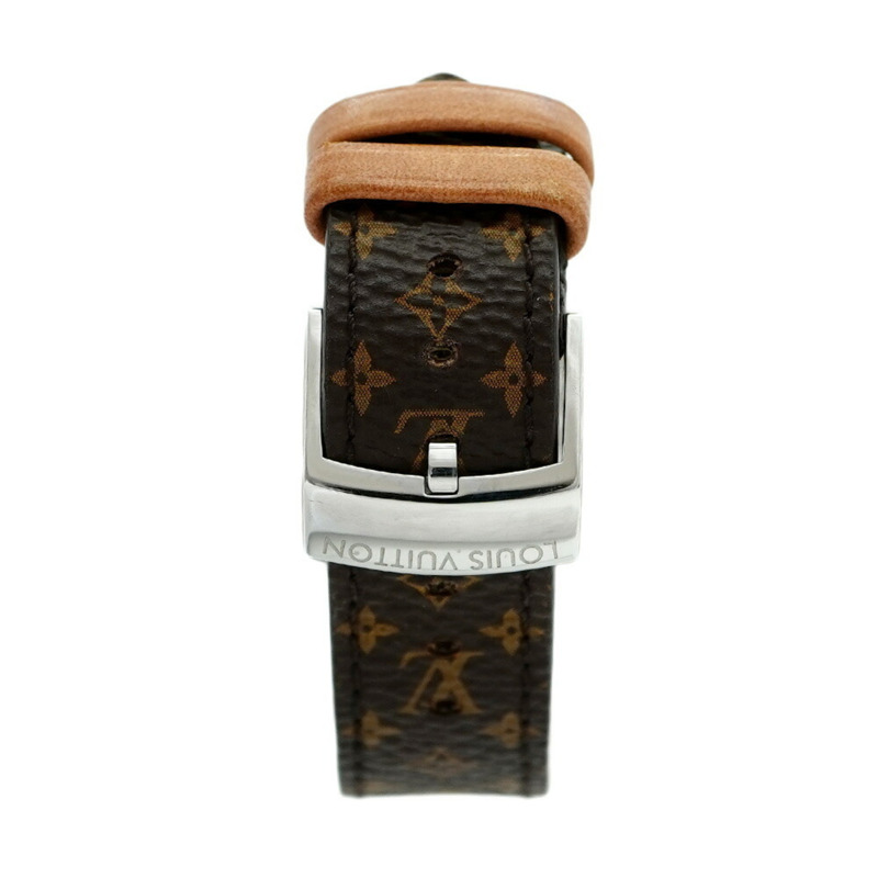 路易威登 Tambour Q13MJ 銀色錶盤小姐腕錶-8