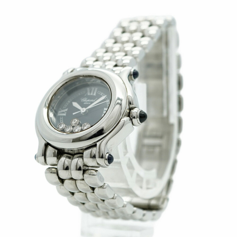 蕭邦 Happy Sport 27 8250 23 黑色錶盤女士腕錶-2