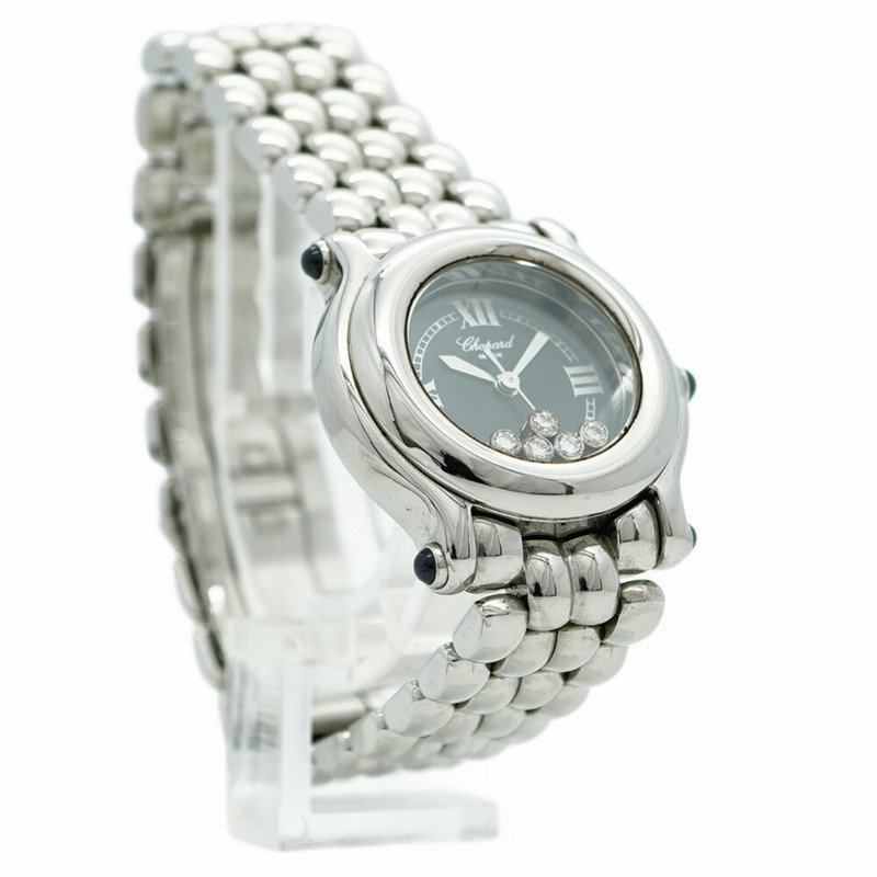 蕭邦 Happy Sport 27 8250 23 黑色錶盤女士腕錶-3