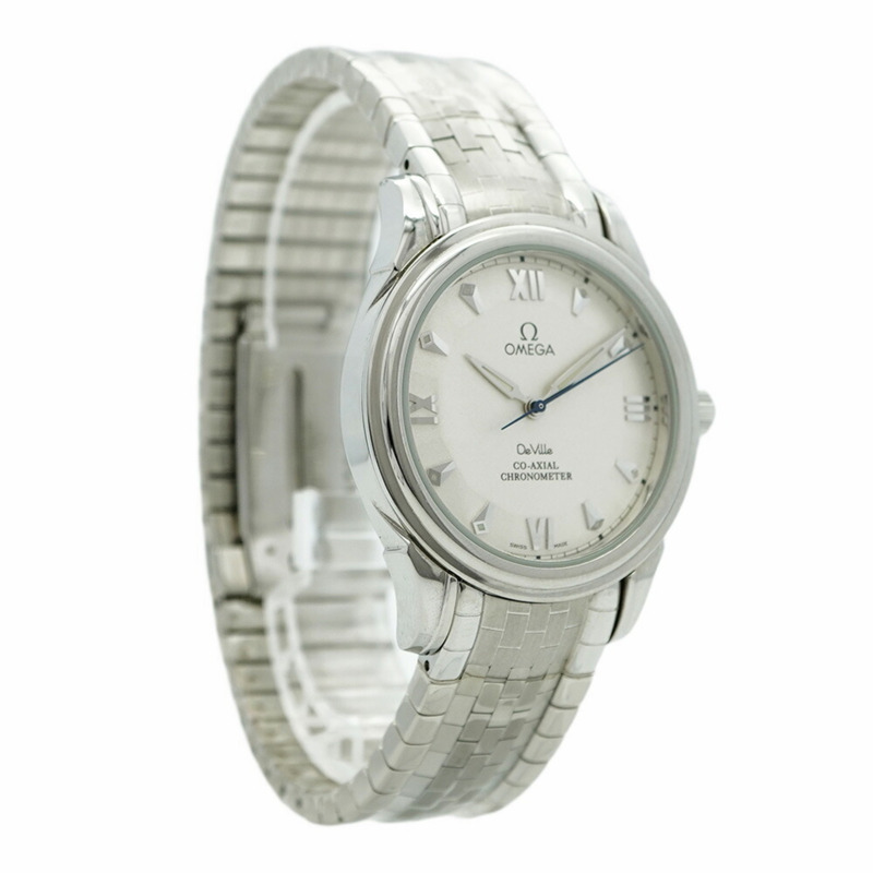 歐米茄碟飛系列 4531.32 銀色錶盤男士腕錶-3