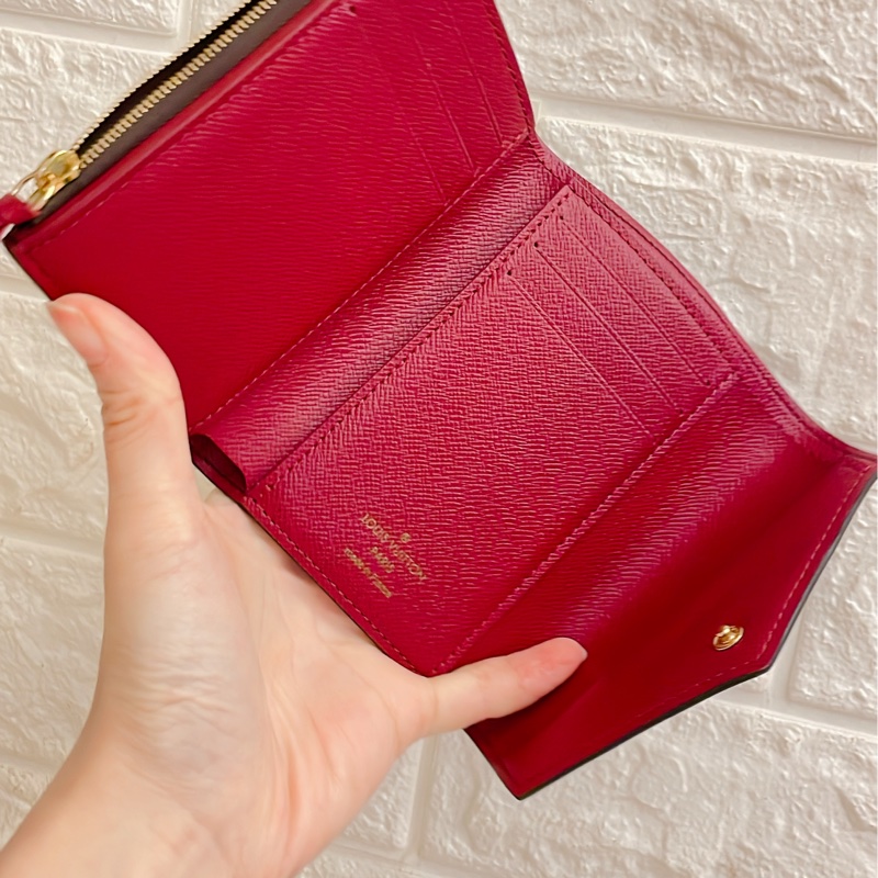 全新閒置✨ LV Victorine系列經典Monogram老花三折短夾零錢袋短夾豆豆款-4