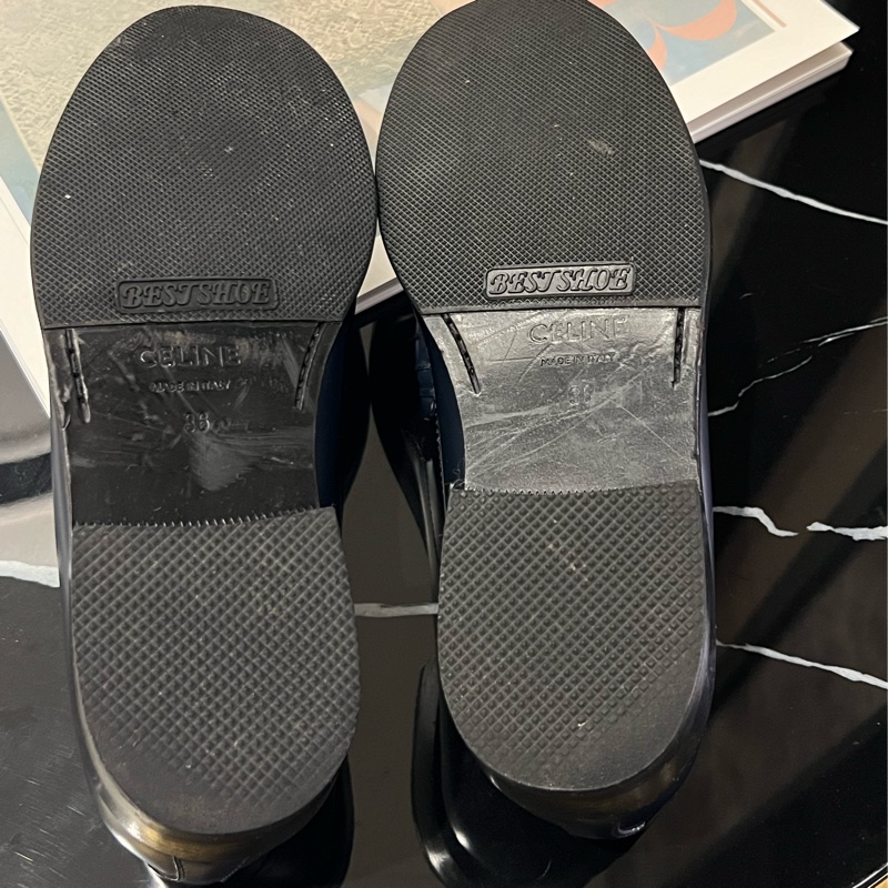 Celine 凱旋門樂福鞋 深藍色-3