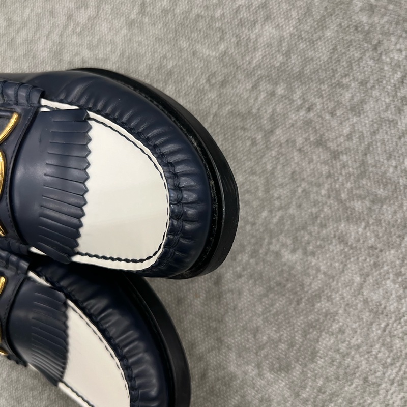 Celine 凱旋門樂福鞋 深藍色-9