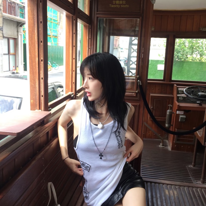 Chrome hearts 白色背心🤍🤍🤍 可當洋裝-7