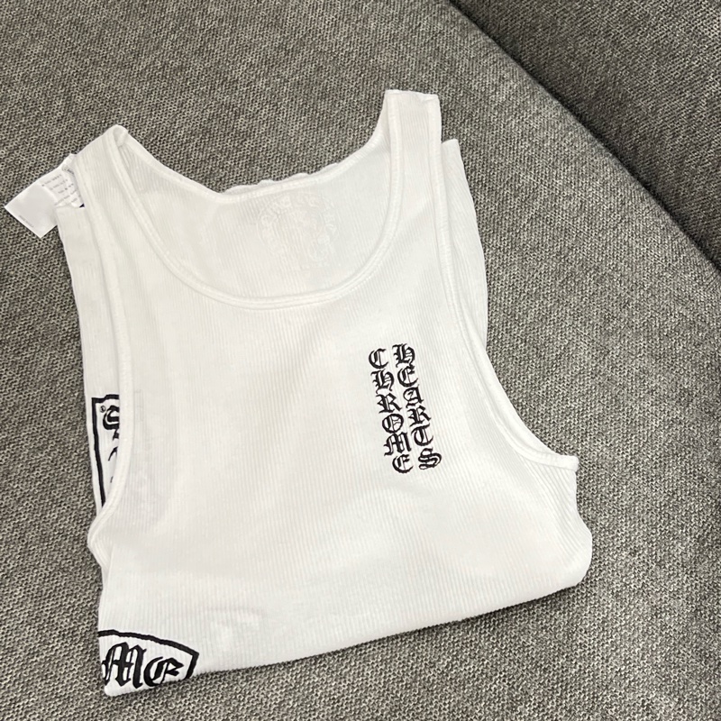 Chrome hearts 白色背心🤍🤍🤍 可當洋裝-10