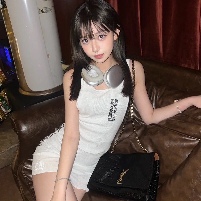 Chrome hearts 白色背心🤍🤍🤍 可當洋裝-20