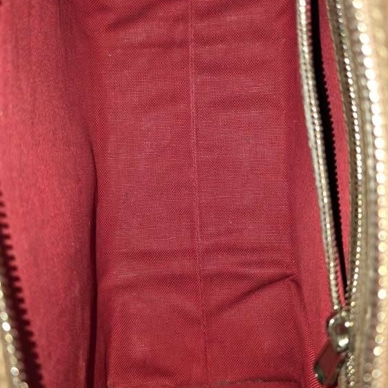 GUCCI男士手提包 老花帆布配皮革-8