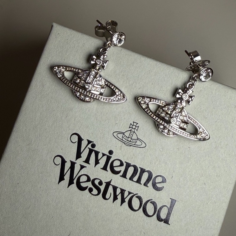 Vivienne Westwood🪐Mini Bas Relief 經典吊墜耳環-2