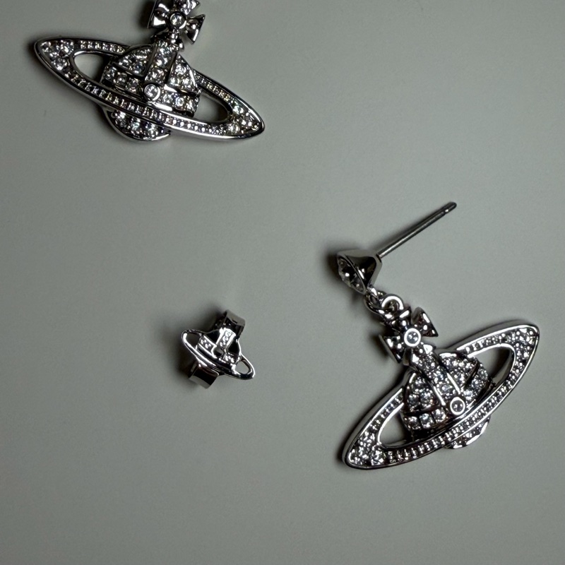 Vivienne Westwood🪐Mini Bas Relief 經典吊墜耳環-3