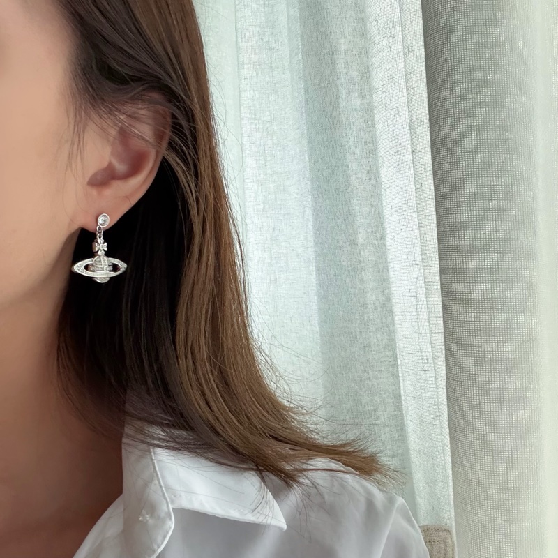 Vivienne Westwood🪐Mini Bas Relief Drop經典吊墜耳環-2