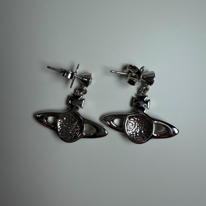 Vivienne Westwood🪐Mini Bas Relief Drop經典吊墜耳環-6