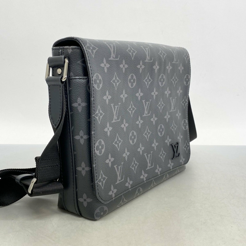 路易威登 Monogram Eclipse District PM NV2 單肩包 M45272 黑色 男士 P1993269-1