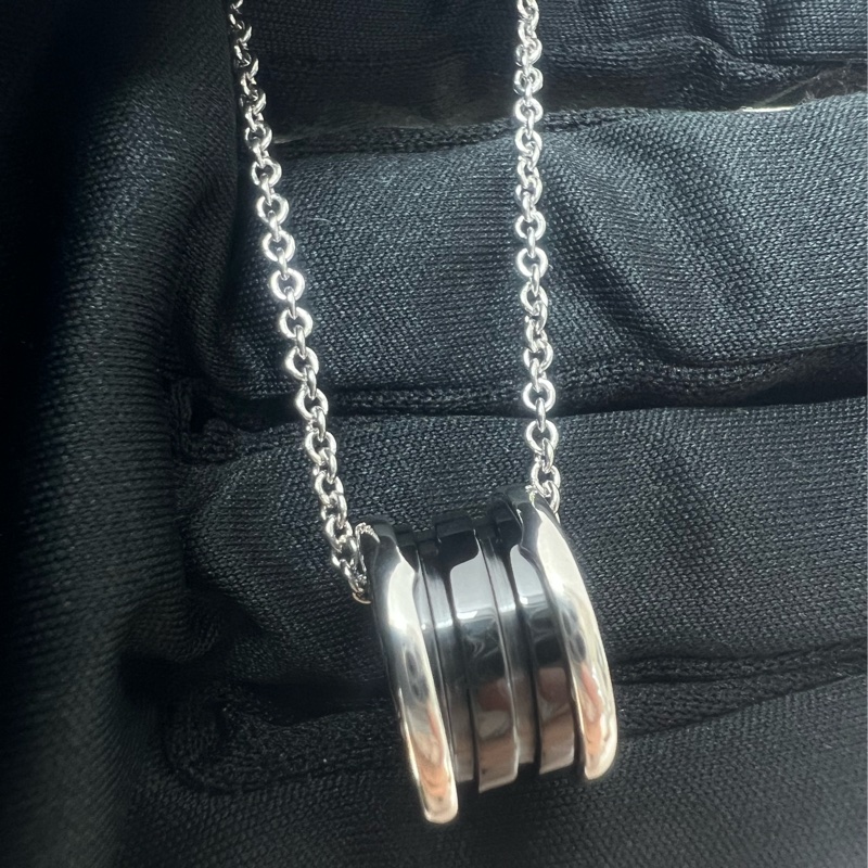 Bvlgari b.zero1 黑銀項鍊慈善款-1