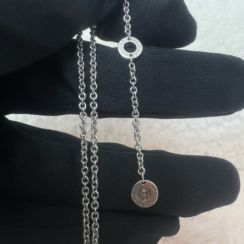 Bvlgari b.zero1 黑銀項鍊慈善款-5