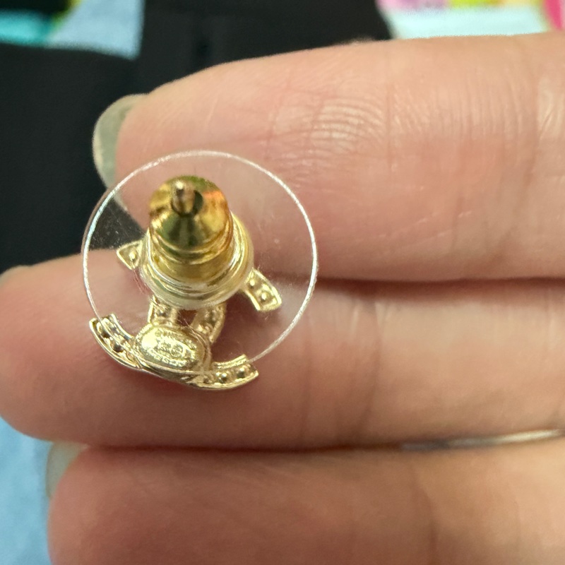 香奈兒。25B三件組小耳環。-6