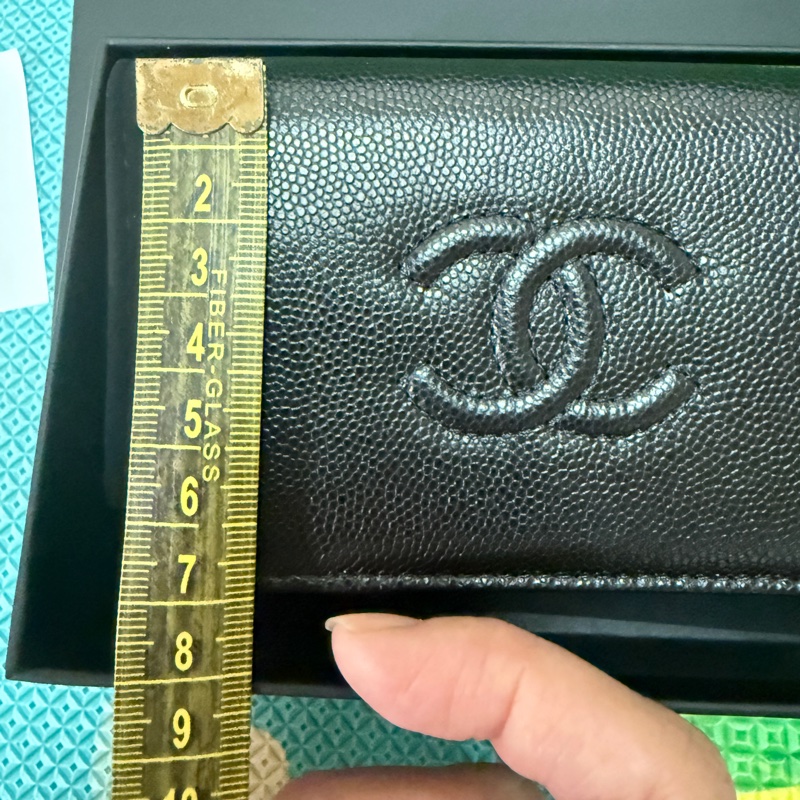 香奈兒。25A復古魚子醬卡包-2