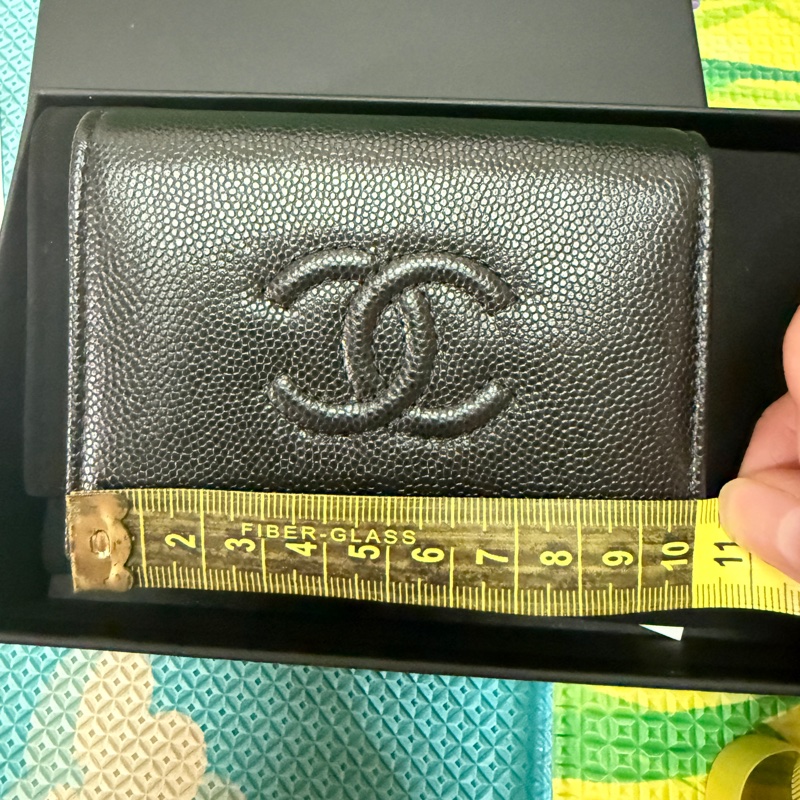 香奈兒。25A復古魚子醬卡包-3