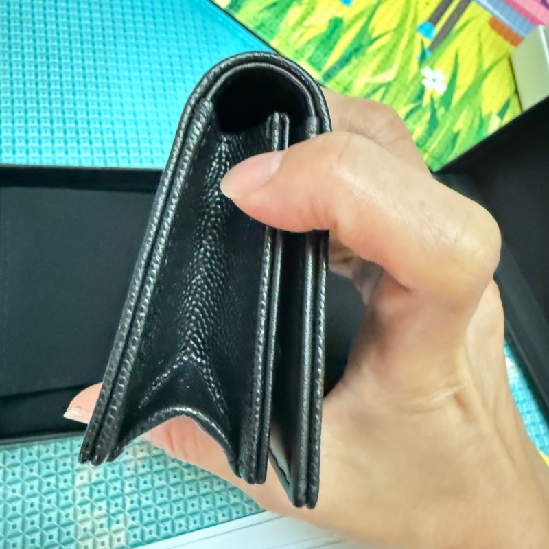 香奈兒。25A復古魚子醬卡包-6