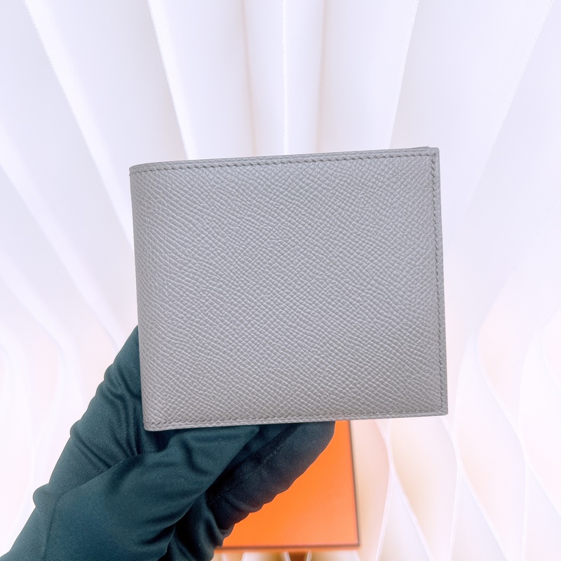全新 Hermes MC2 copernic 錫器灰皮夾-1