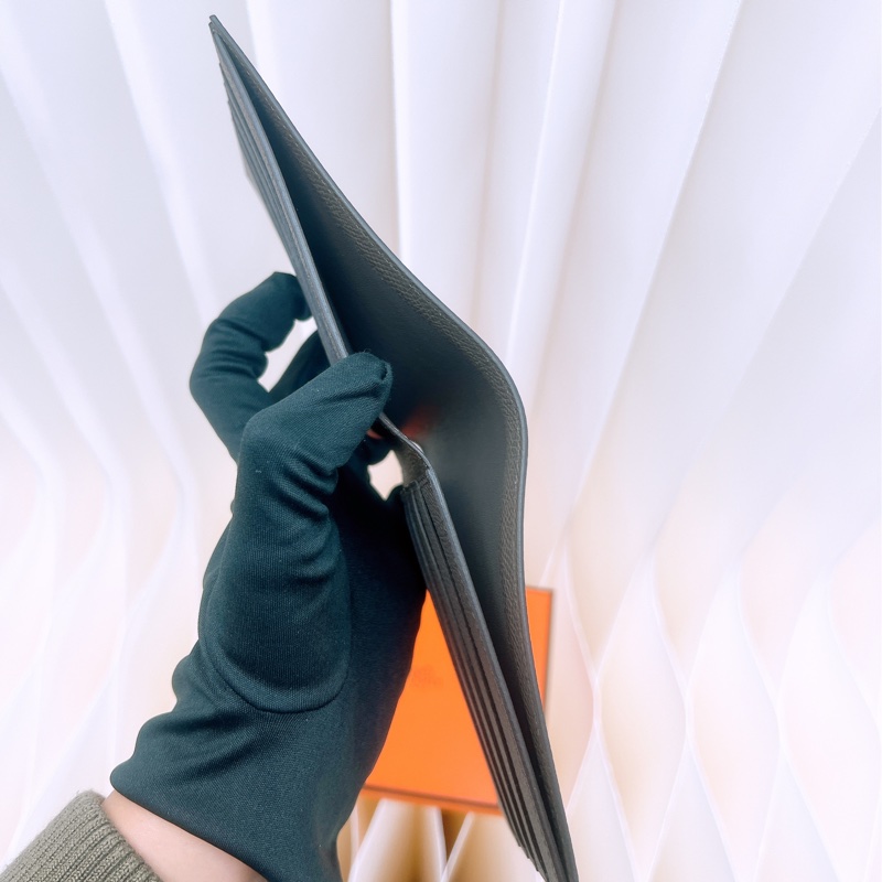 全新 Hermes MC2 copernic 錫器灰皮夾-4