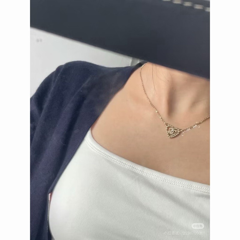 香奈兒。25p。愛心項鍊-5