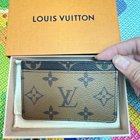 LV雙色名片夾。卡片套。