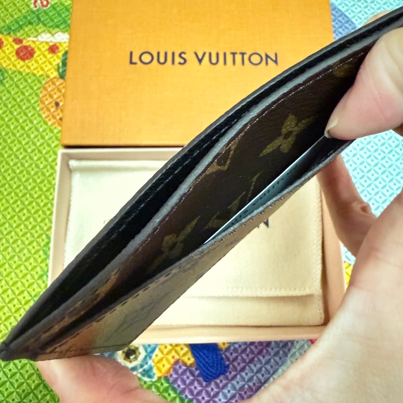 LV雙色名片夾。卡片套。-6