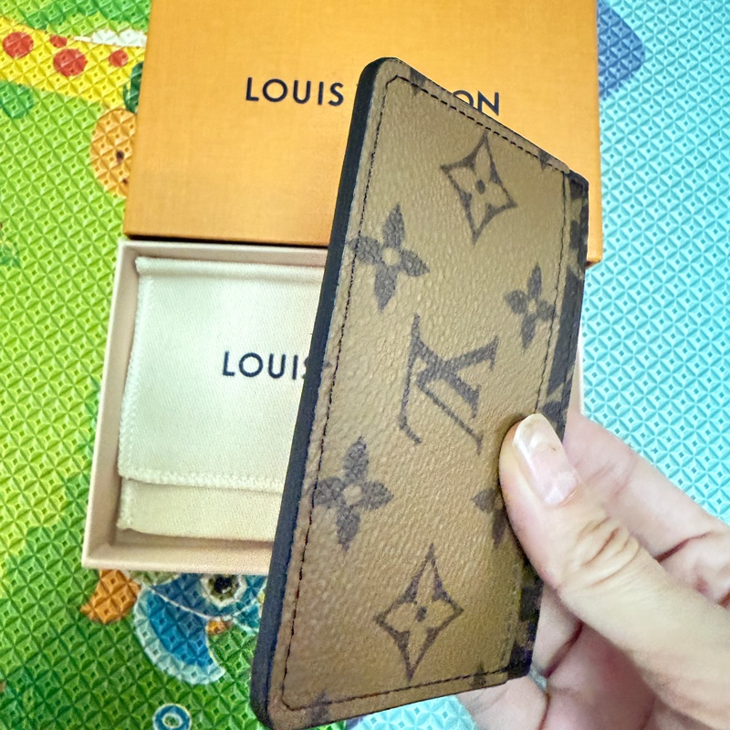 LV雙色名片夾。卡片套。-7