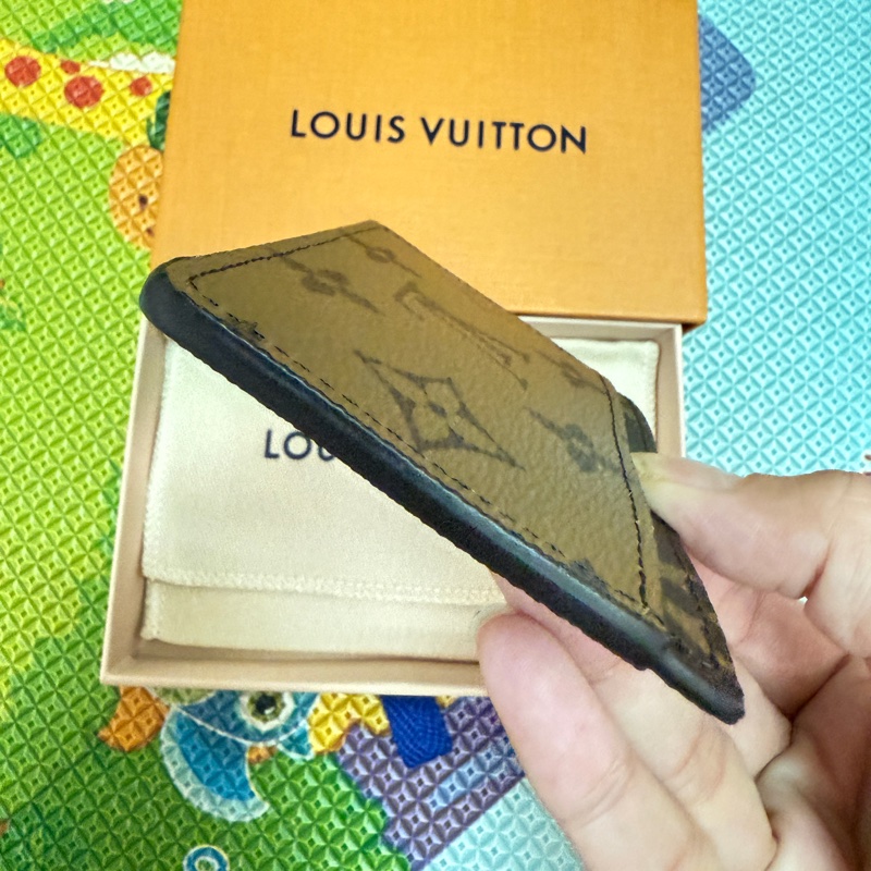 LV雙色名片夾。卡片套。-8